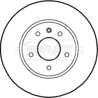 Borg & Beck BBD5141 - Тормозной диск autospares.lv