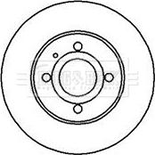 Borg & Beck BBD5148 - Тормозной диск autospares.lv