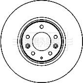 Borg & Beck BBD5147 - Тормозной диск autospares.lv