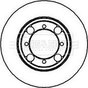 Borg & Beck BBD5154 - Тормозной диск autospares.lv