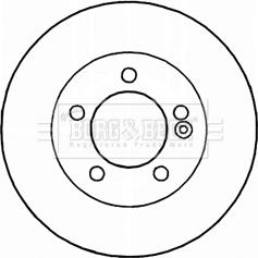 Borg & Beck BBD5165 - Тормозной диск autospares.lv