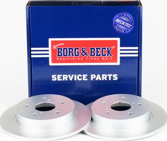 Borg & Beck BBD5168 - Тормозной диск autospares.lv