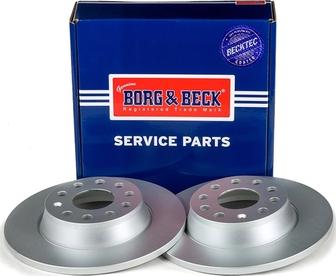 Borg & Beck BBD5167 - Тормозной диск autospares.lv