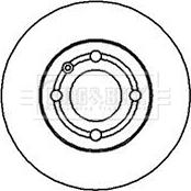 Borg & Beck BBD5109 - Тормозной диск autospares.lv