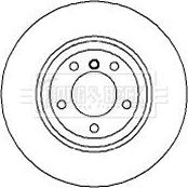 Borg & Beck BBD5119 - Тормозной диск autospares.lv