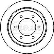 Borg & Beck BBD5115 - Тормозной диск autospares.lv