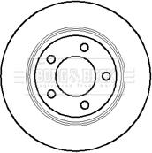 Borg & Beck BBD5117 - Тормозной диск autospares.lv