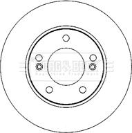 Borg & Beck BBD5189 - Тормозной диск autospares.lv