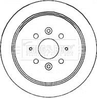 Borg & Beck BBD5139 - Тормозной диск autospares.lv