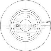 Borg & Beck BBD5135 - Тормозной диск autospares.lv