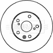 Borg & Beck BBD5128 - Тормозной диск autospares.lv