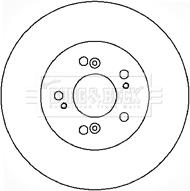 Borg & Beck BBD5176 - Тормозной диск autospares.lv