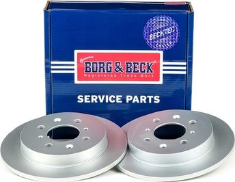 Borg & Beck BBD5172 - Тормозной диск autospares.lv