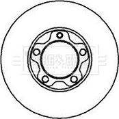 Ferodo DDF076-1 - Тормозной диск autospares.lv