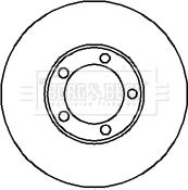 Borg & Beck BBD5847S - Тормозной диск autospares.lv