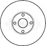 Borg & Beck BBD5859S - Тормозной диск autospares.lv