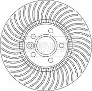 Borg & Beck BBD5800S - Тормозной диск autospares.lv