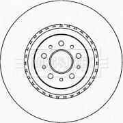 Borg & Beck BBD5802S - Тормозной диск autospares.lv