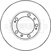 Borg & Beck BBD5885S - Тормозной диск autospares.lv