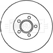 Borg & Beck BBD5880S - Тормозной диск autospares.lv