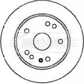 Borg & Beck BBD5881S - Тормозной диск autospares.lv