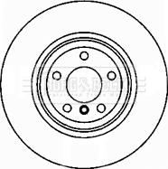 Borg & Beck BBD5825S - Тормозной диск autospares.lv