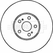 Borg & Beck BBD5874S - Тормозной диск autospares.lv