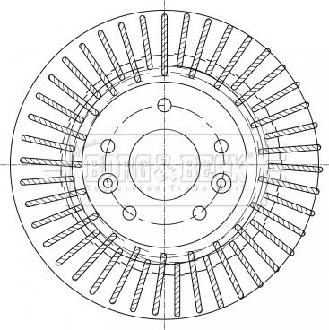 Borg & Beck BBD5363 - Тормозной диск autospares.lv