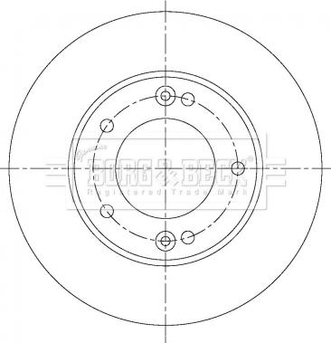 Borg & Beck BBD5362 - Тормозной диск autospares.lv