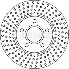 Borg & Beck BBD5304 - Тормозной диск autospares.lv