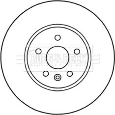 Borg & Beck BBD5314 - Тормозной диск autospares.lv