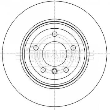 Borg & Beck BBD5339 - Тормозной диск autospares.lv