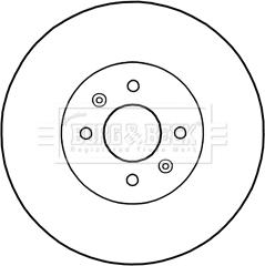 Borg & Beck BBD5329 - Тормозной диск autospares.lv