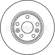 Borg & Beck BBD5323 - Тормозной диск autospares.lv