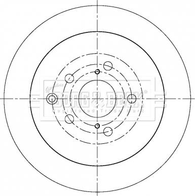 Borg & Beck BBD5370 - Тормозной диск autospares.lv