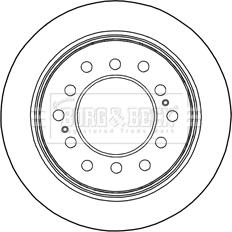 Borg & Beck BBD5297 - Тормозной диск autospares.lv