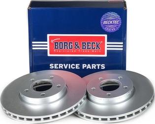 Borg & Beck BBD5244 - Тормозной диск autospares.lv