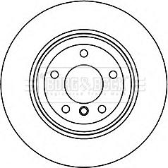 Borg & Beck BBD5266 - Тормозной диск autospares.lv