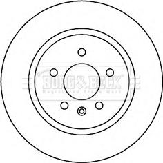 Borg & Beck BBD5262 - Тормозной диск autospares.lv