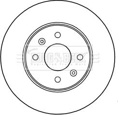 Borg & Beck BBD5239 - Тормозной диск autospares.lv