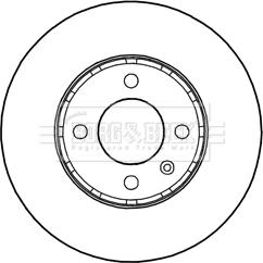 Borg & Beck BBD5236 - Тормозной диск autospares.lv