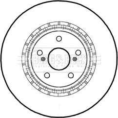 Borg & Beck BBD5229 - Тормозной диск autospares.lv