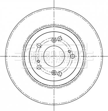 Borg & Beck BBD5220 - Тормозной диск autospares.lv