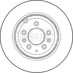 Borg & Beck BBD5276 - Тормозной диск autospares.lv