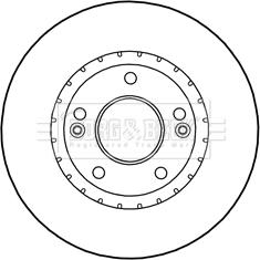 Borg & Beck BBD5278 - Тормозной диск autospares.lv