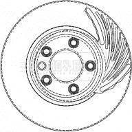 Borg & Beck BBD5759S - Тормозной диск autospares.lv