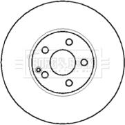 Borg & Beck BBD5765S - Тормозной диск autospares.lv