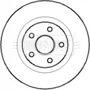 Borg & Beck BBD5711S - Тормозной диск autospares.lv