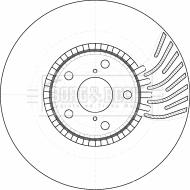 Borg & Beck BBD5783S - Тормозной диск autospares.lv