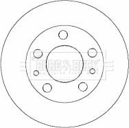 Borg & Beck BBD5770S - Тормозной диск autospares.lv